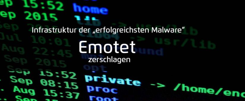 Infrastruktur der „erfolgreichsten Malware“ Emotet zerschlagen